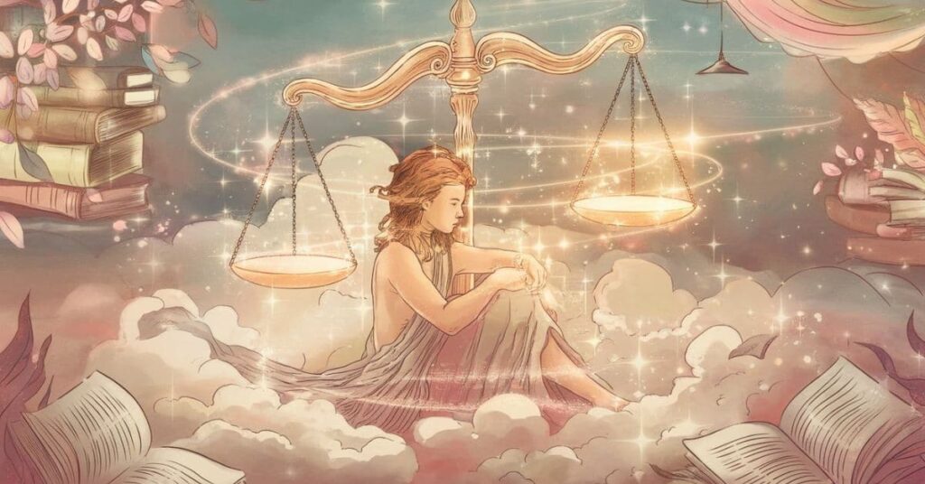 Libra Woman in Love